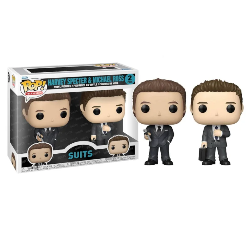 Pack 2 FUNKO Harvey Specter y Michael Ross