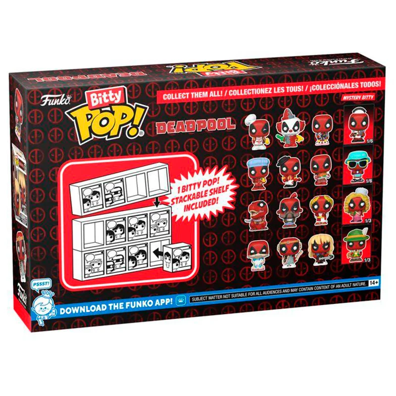 muñecos BITTY POP Deadpool Dinopool