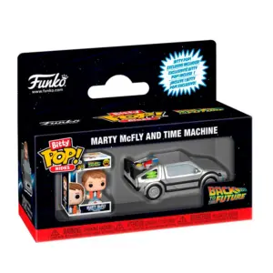 figura BITTY POP Marty McFly y la Maquina del Tiempo