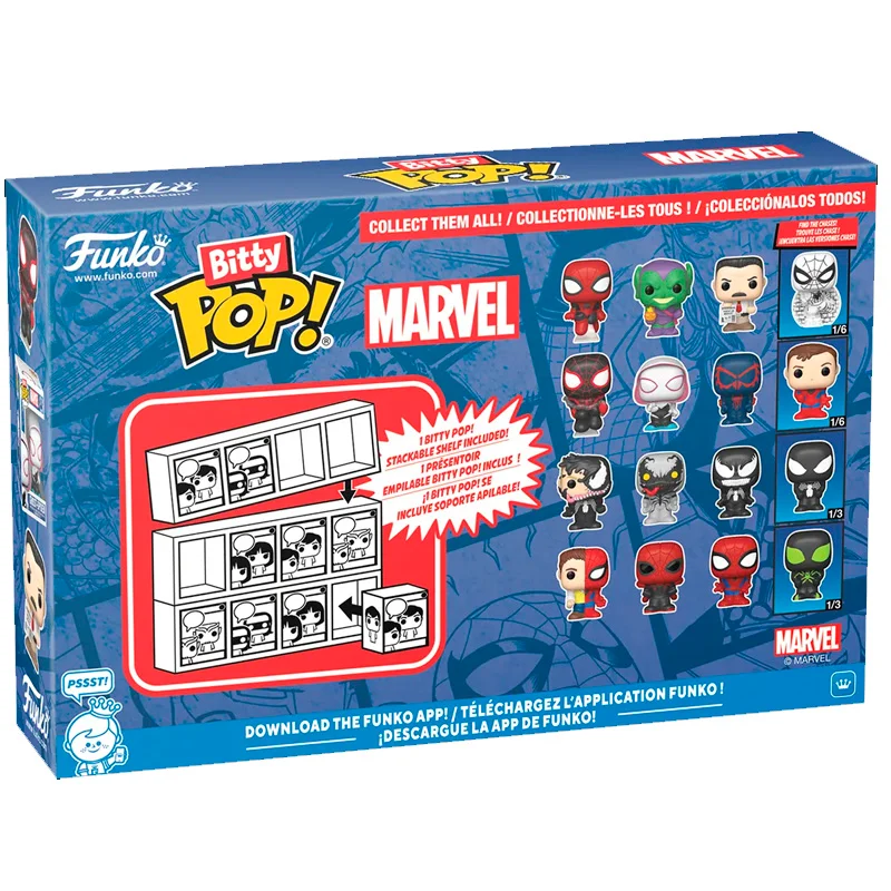 figuras BITTY POP Spider-Man Series 4