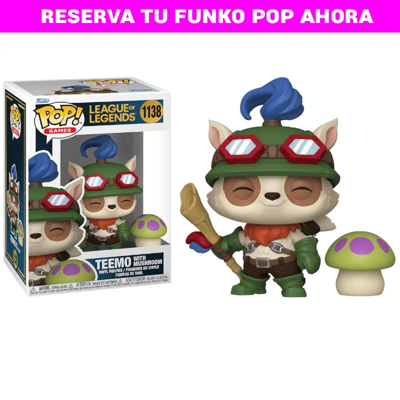 FUNKO POP Teemo con Mushroom 1138 reservas