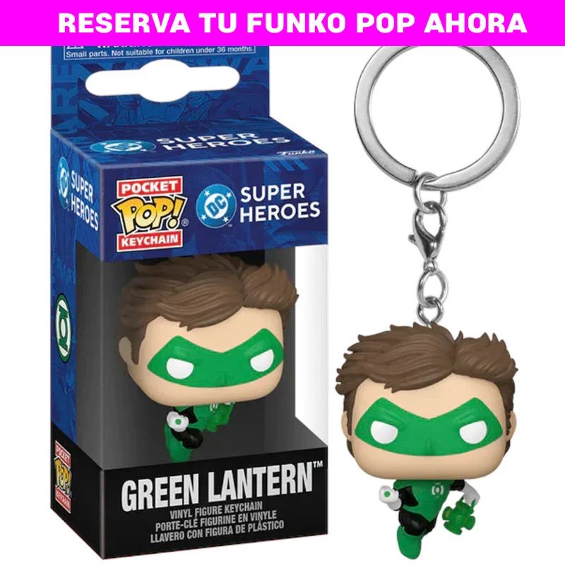 Llavero POCKET POP Linterna Verde reservas