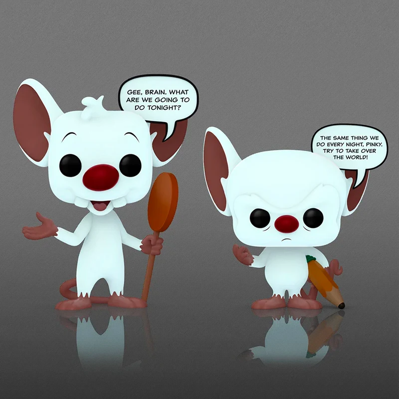 Pack 2 figuras POP Pinky y Cerebro