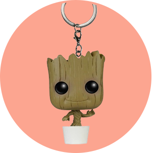 keychain groot de marvel